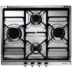 Smeg Classic SE60SGH3 4 Burner Gas Hob in Stainless Steel